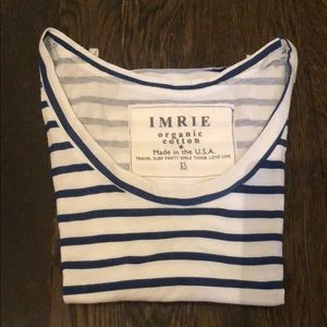 Striped Cutoff Muscle Tee